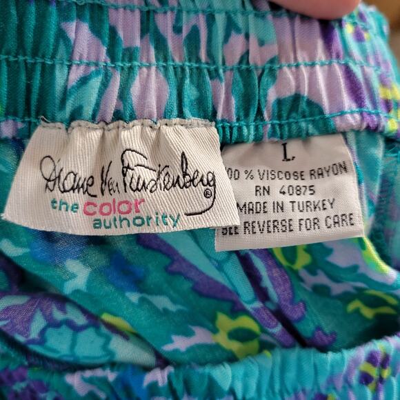 Diane Von Furstenberg Color Authority Skirt & Tunic Set, size Large - Picture 4 of 4